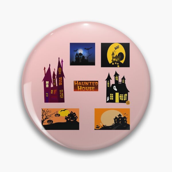 Item preview, vintage spooky halloweentee haunted house  designed and sold by funnyhalloween.