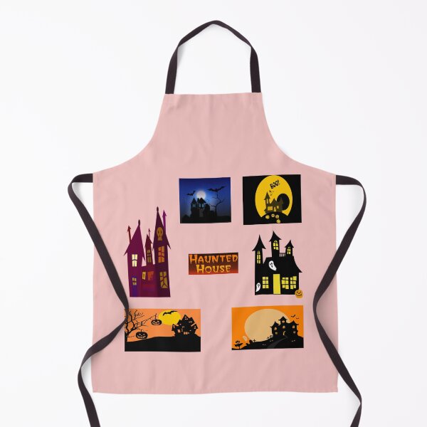 Item preview, vintage spooky halloweentee haunted house designed and sold by funnyhalloween.