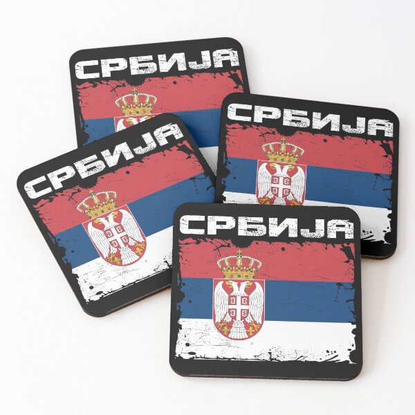 Item preview, Serbian flag with Cyrillic script designed and sold by Mila1946.