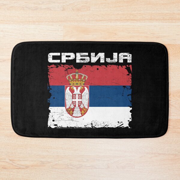 Item preview, Serbian flag with Cyrillic script designed and sold by Mila1946.
