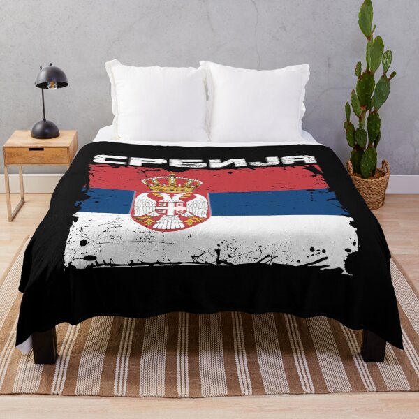 Item preview, Serbian flag with Cyrillic script designed and sold by Mila1946.