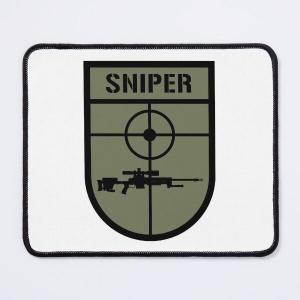 Item preview, US Army Navy Seal Sniper and US marines, Military of Germany and Armed forces of Germany SNIPER badge, patch with sniper rifle.  designed and sold by Marcin Adrian.