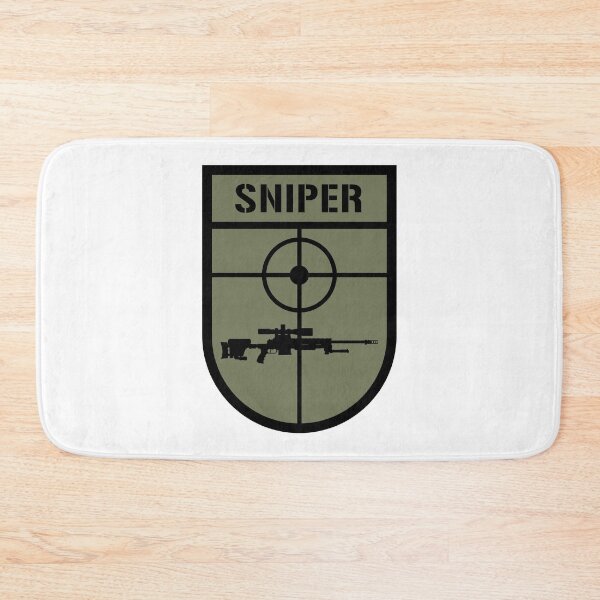 Item preview, US Army Navy Seal Sniper and US marines, Military of Germany and Armed forces of Germany SNIPER badge, patch with sniper rifle.  designed and sold by Marcin Adrian.
