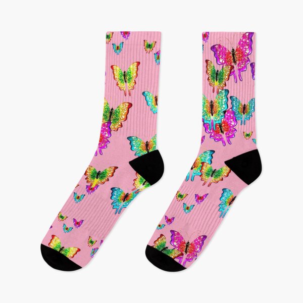 Item preview, ABUNDANCE OF BEAUTIFUL BUTTERFLIES on pink DIGITAL TRENDs  designed and sold by THE AMERICAN TEEVANGELIST.