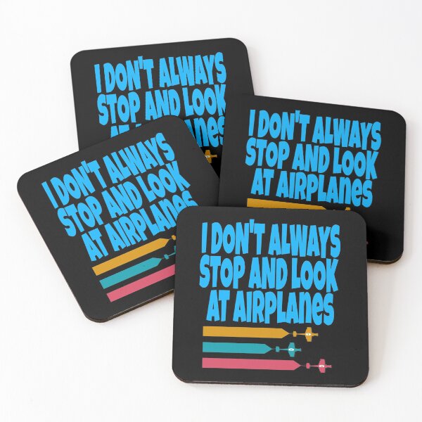 Item preview, I don't always stop and look at airplanes classic T-shirt  designed and sold by Unique styl  DeSigNe.