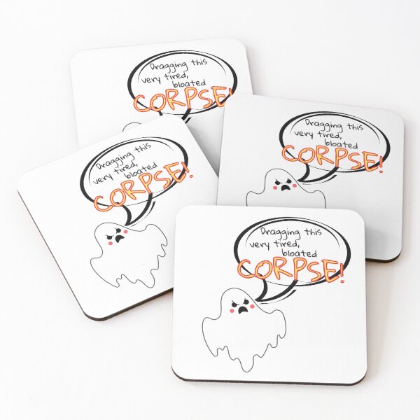 Item preview, Depressed Angry Complaining Ghost - Dragging This Very Tired, Bloated CORPSE! designed and sold by Nangka.