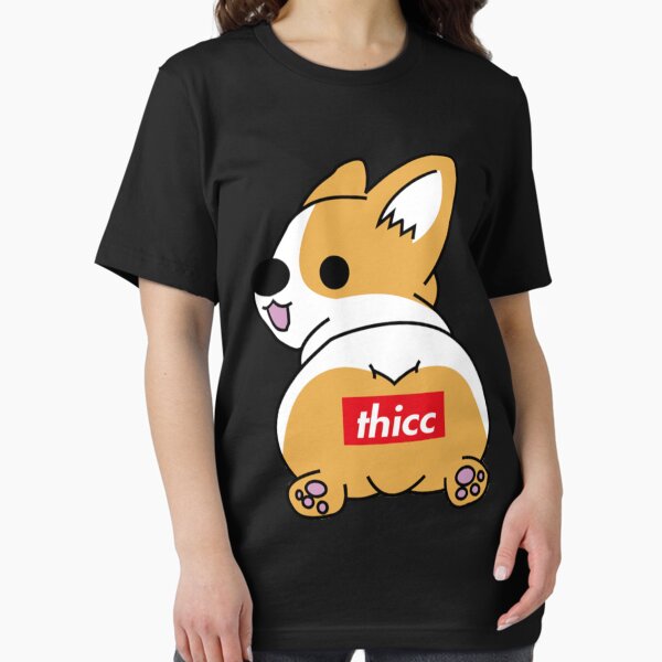 Cute Corgi Thicc Af Funny Graphic Meme T-Shirt Cute Corgi Thicc Af Funny Graphic Meme T-Shirt
