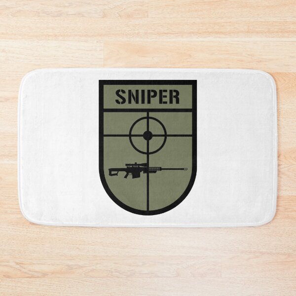 Item preview, US Army Navy Seal Sniper and US marines, Military of Germany and Armed forces of Germany SNIPER badge, patch with sniper rifle.  designed and sold by Marcin Adrian.