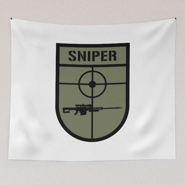 Item preview, US Army Navy Seal Sniper and US marines, Military of Germany and Armed forces of Germany SNIPER badge, patch with sniper rifle.  designed and sold by Marcin Adrian.