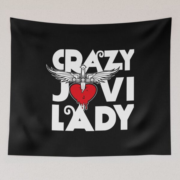 Item preview, Crazy Jovi Lady Wanted Dead or Alive Bon Shirt Jovi Gift For Fans and Lovers  designed and sold by DeboraMacedo.