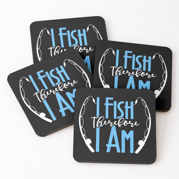 Item preview, I Fish Therefore I Am designed and sold by ZiesMerch.