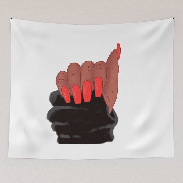 Item preview, Afro woman hand with nails designed and sold by savanamms6.