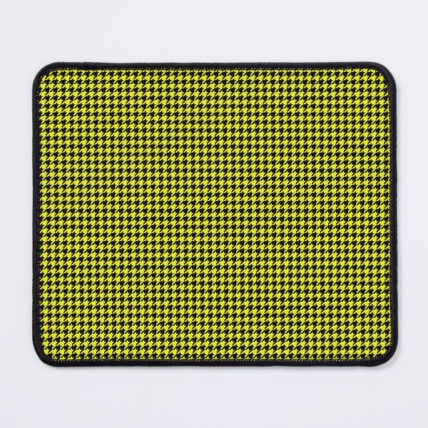 Item preview, Bright Cats Eye Yellow and Black Hell Hounds Tooth Check designed and sold by Creepyhollow.