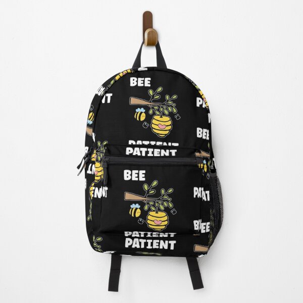 Item preview, Bee Patient, Funny Bee Pun designed and sold by SportyDogShop.