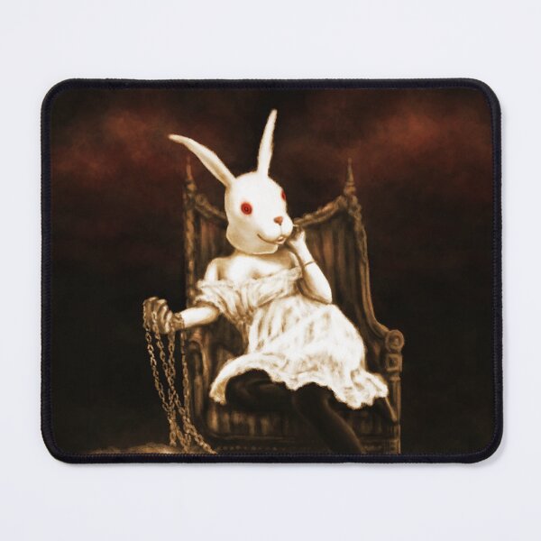 Item preview, Vintage Creepy Rabbit And Wolves designed and sold by Tommy-Moore.