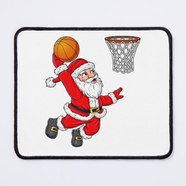 Item preview, Christmas Santa Claus Dunking A Basketball Funny Xmas designed and sold by ZerinaYasutake.