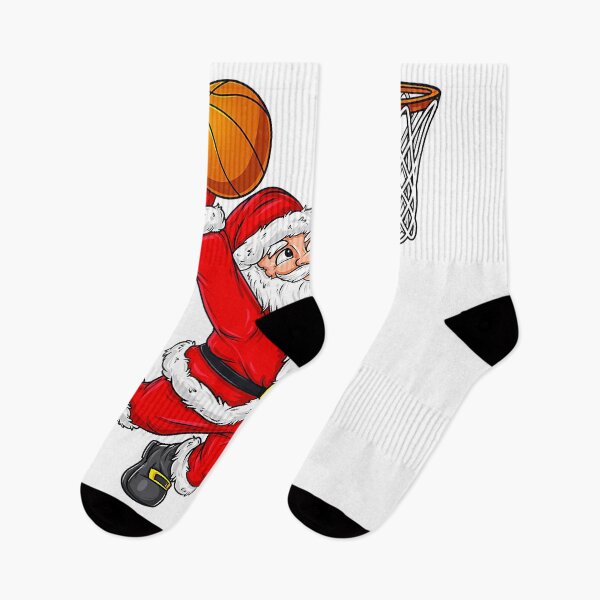 Item preview, Christmas Santa Claus Dunking A Basketball Funny Xmas designed and sold by ZerinaYasutake.