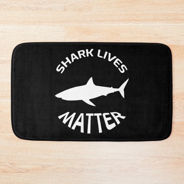 Item preview, Shark lives matter design with a whit sharks. We have to protect the sharks!  designed and sold by NobelFashion.