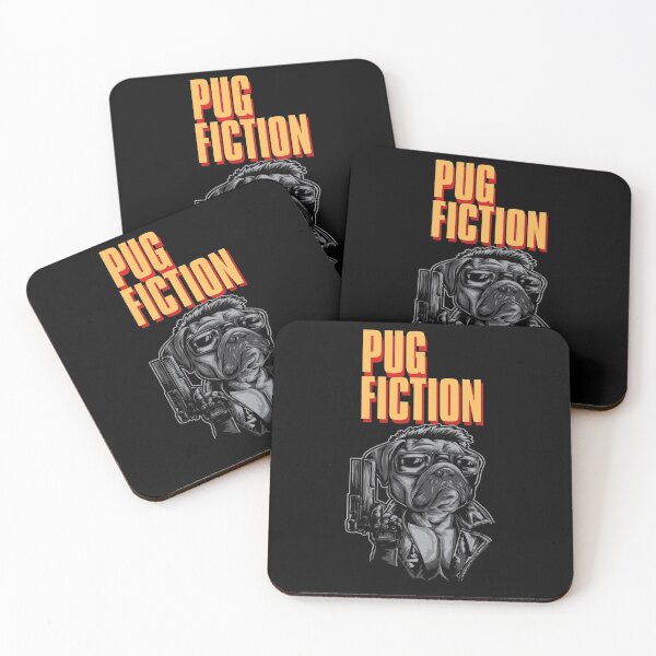 Item preview, Pug Fiction - funny pug dog  designed and sold by HROC.