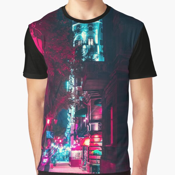 Neon Clash Graphic T-Shirt