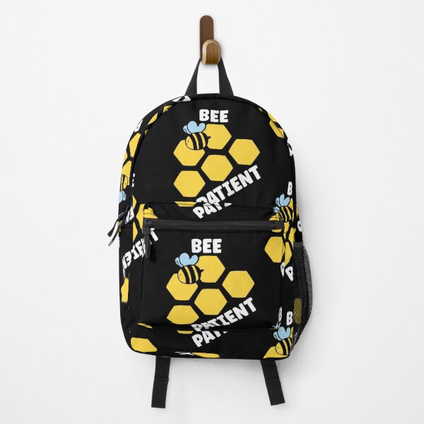 Item preview, Bee Patient, Funny Bee Pun designed and sold by SportyDogShop.