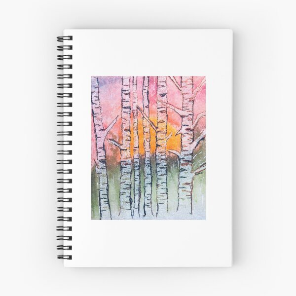 Item preview, Birch trees at Sunrise designed and sold by DWerle.