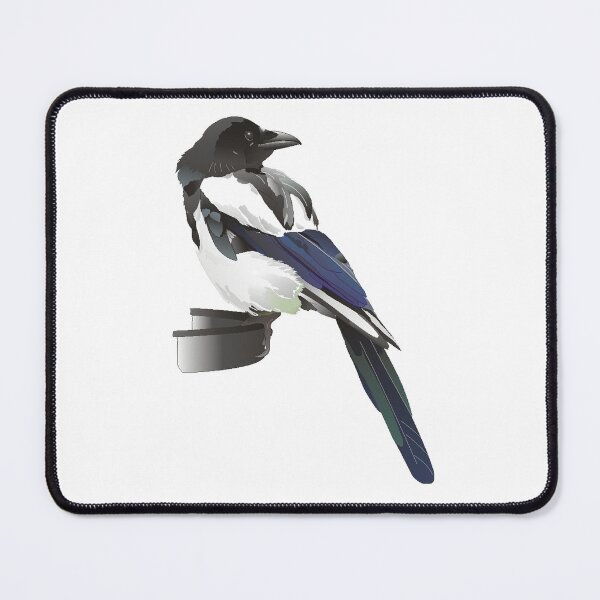 Item preview, Magpie Garden Bird Illustration designed and sold by BijouArt.