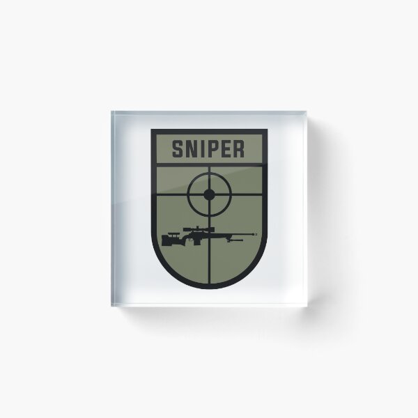 Item preview, US Army Navy Seal Sniper and US marines, Military of Germany and Armed forces of Germany SNIPER badge, patch with sniper rifle.  designed and sold by Marcin Adrian.