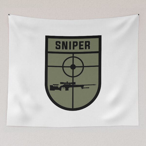 Item preview, US Army Navy Seal Sniper and US marines, Military of Germany and Armed forces of Germany SNIPER badge, patch with sniper rifle.  designed and sold by Marcin Adrian.