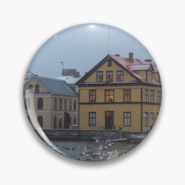 Item preview, Reykjavik Iceland in the winter with snow designed and sold by kathleenjean.