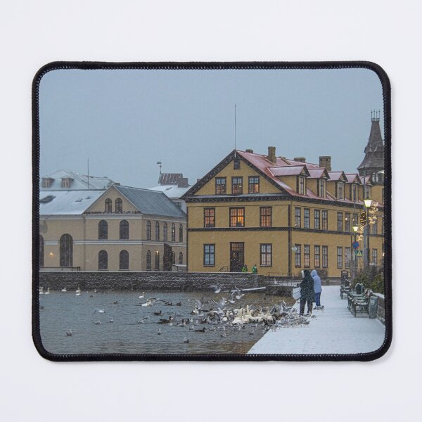 Item preview, Reykjavik Iceland in the winter with snow designed and sold by kathleenjean.