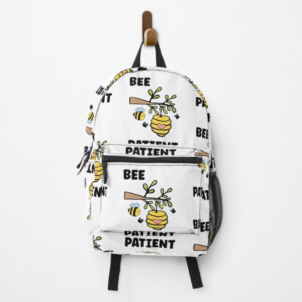 Item preview, Bee Patient, Funny Bee Pun designed and sold by SportyDogShop.
