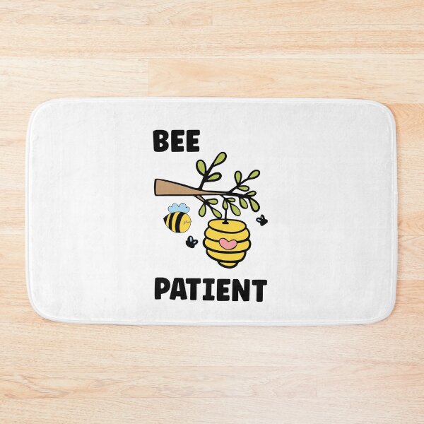 Item preview, Bee Patient, Funny Bee Pun designed and sold by SportyDogShop.