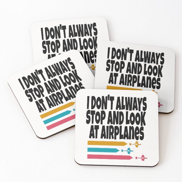 Item preview, I don't always stop and look at airplanes classic T-shirt  designed and sold by Unique styl  DeSigNe.