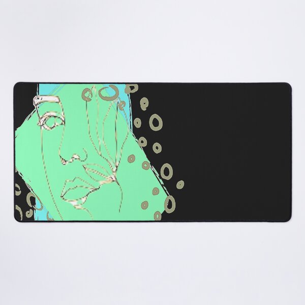 Item preview, Linear Abstract Face Design, nr 2,  Trippy Psychedelic Arte Abstracto designed and sold by Adri Barnard.