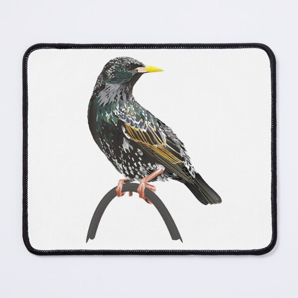 Item preview, Starling Garden Bird Illustration designed and sold by BijouArt.
