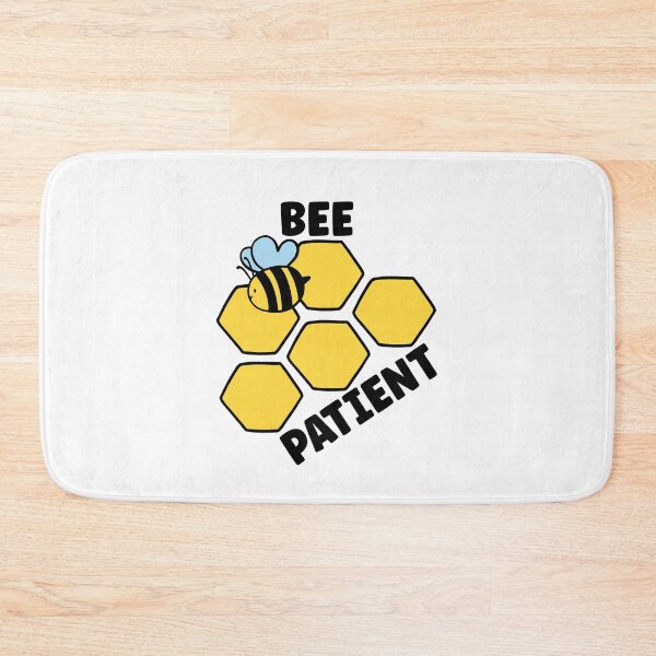 Item preview, Bee Patient, Funny Bee Pun designed and sold by SportyDogShop.