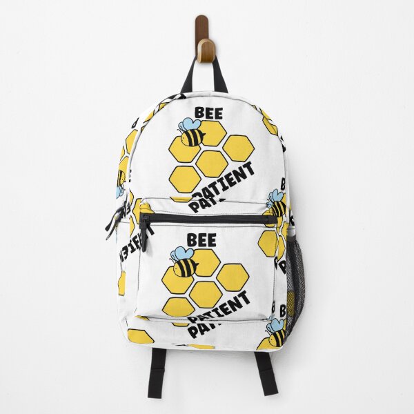 Item preview, Bee Patient, Funny Bee Pun designed and sold by SportyDogShop.