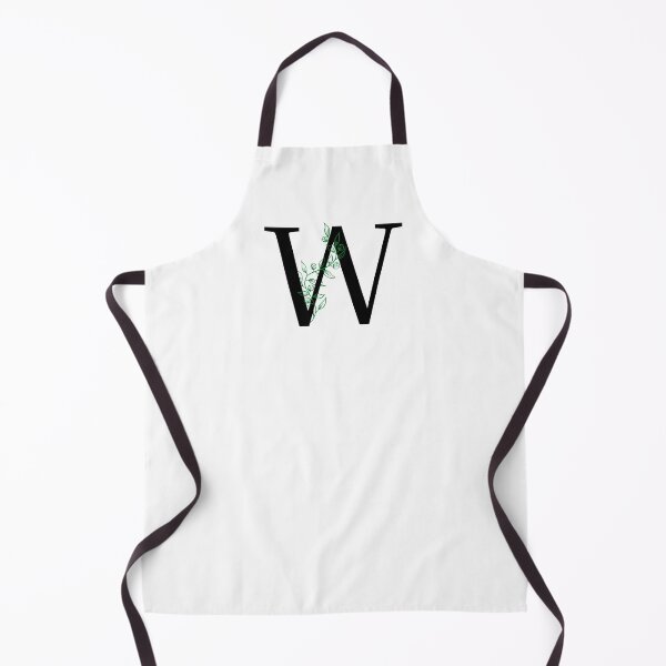 Item preview, W Initial Vine Flower Monogram Decal designed and sold by TrashPandaCreative.