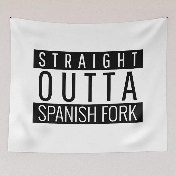 Item preview, Straight Outta Spanish Fork Utah  designed and sold by Teelogic.