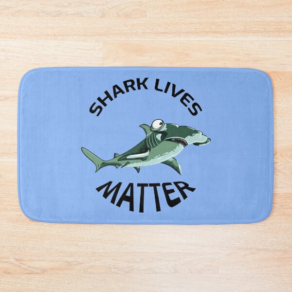 Item preview, Shark lives matter design with a hammerhead sharks. We have to save the sharks!  designed and sold by NobelFashion.