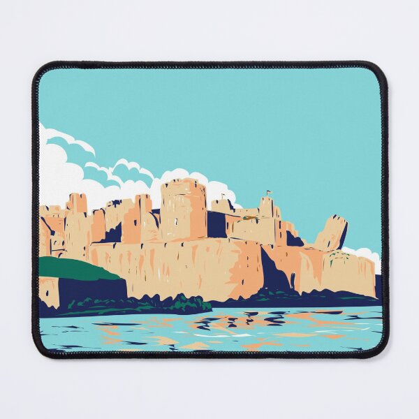 Item preview, Caerphilly Castle Brecon Beacons National Park UK designed and sold by Ermland-LabeL.