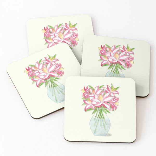 Item preview, Stargazer Lilies Vase designed and sold by LZ Cathcart.