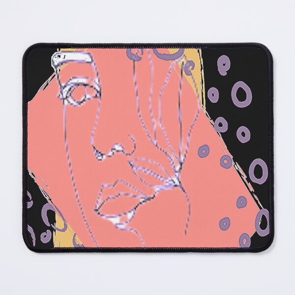 Item preview,  Linear Abstract Face Design, nr 4,Trippy Psychedelic Arte Abstracto designed and sold by Adri Barnard.