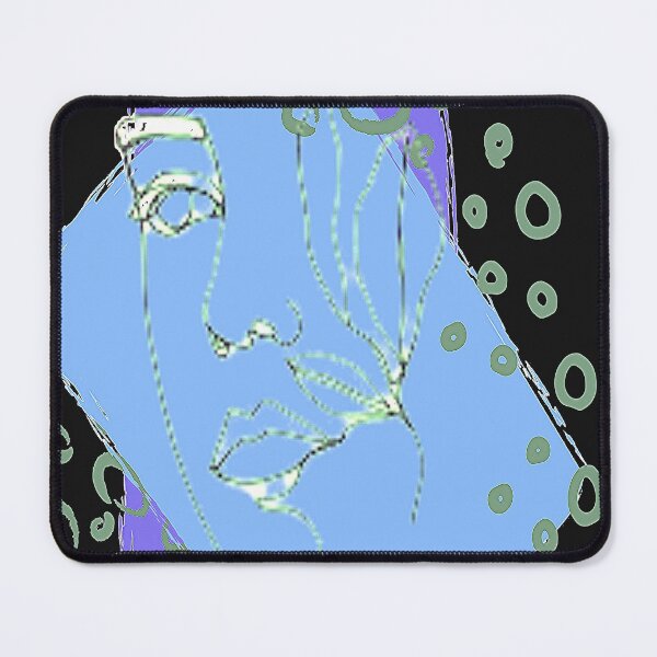 Item preview,  Linear Abstract Face Design, nr 3, Trippy Psychedelic Arte Abstracto designed and sold by Adri Barnard.