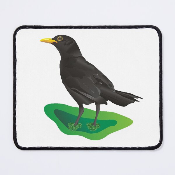 Item preview, Blackbird Garden Bird Illustration designed and sold by BijouArt.
