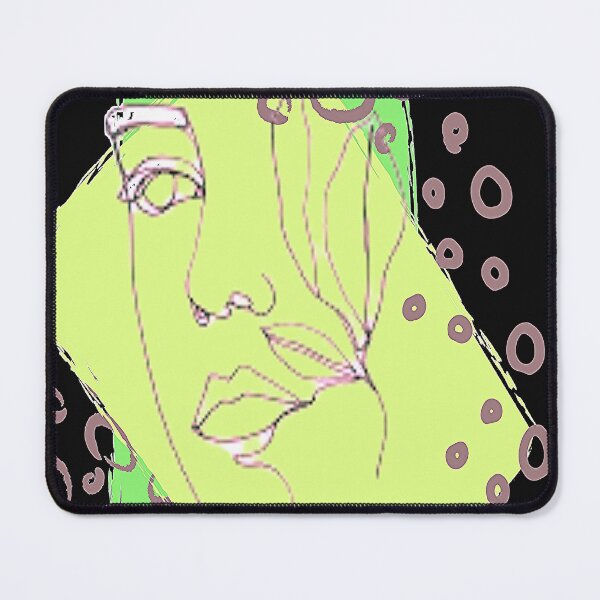 Item preview, Linear Abstract Face Design, Trippy Psychedelic Arte Abstracto designed and sold by Adri Barnard.