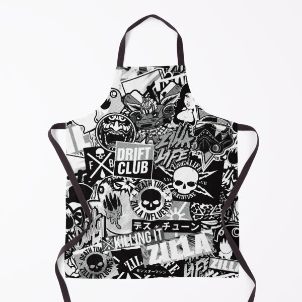 Item preview, STICKERBOMB #002 - Black & White designed and sold by deathtunejdm.