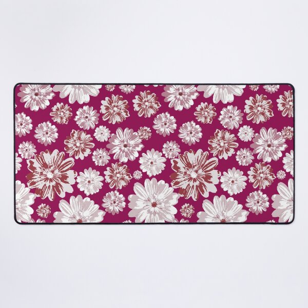 Item preview, Big White Flowers Floral Pattern designed and sold by bonfimarts.
