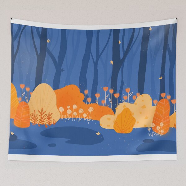 Item preview, Magical Orange Bushes in Forest designed and sold by hydrEAU.